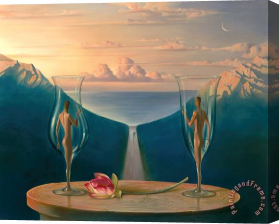 Vladimir Kush We Will Be Together Stretched Canvas Print / Canvas Art
