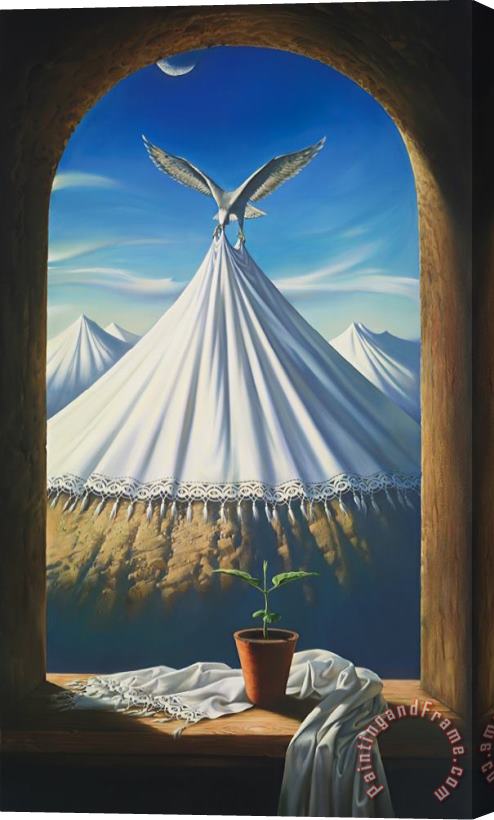 Vladimir Kush Window to Discovery Stretched Canvas Painting / Canvas Art