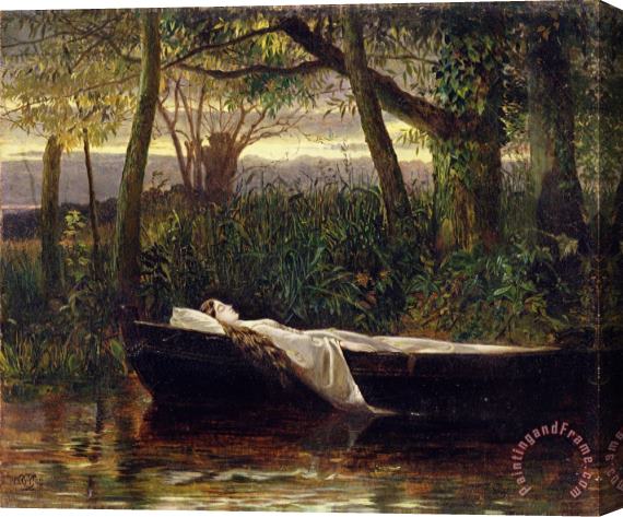 Walter Crane The Lady of Shalott Stretched Canvas Painting / Canvas Art
