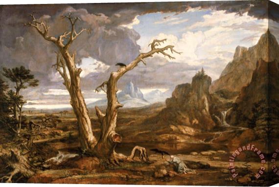 Washington Allston Elijah in The Desert Stretched Canvas Print / Canvas Art