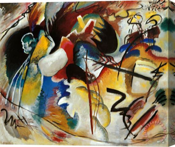 Wassily Kandinsky Bild Mit Weiber Form Stretched Canvas Print / Canvas Art