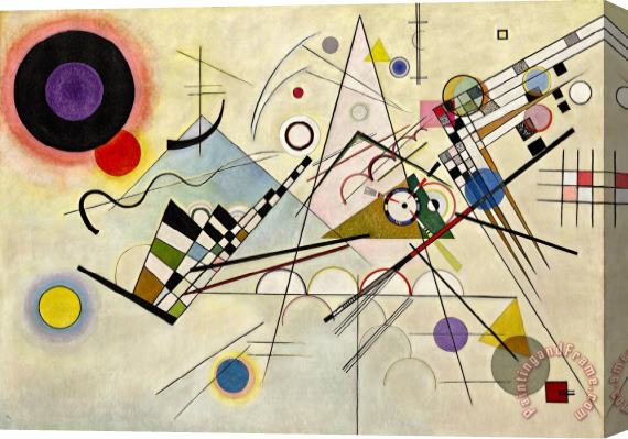 Wassily Kandinsky Composition Viii 1923 Stretched Canvas Print / Canvas Art