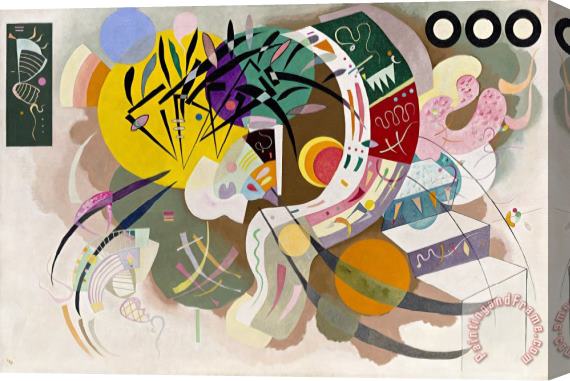 Wassily Kandinsky Dominant Curve Stretched Canvas Print / Canvas Art
