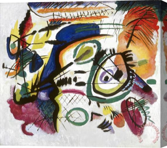 Wassily Kandinsky Fragment I for Composition VII (center) Stretched Canvas Print / Canvas Art