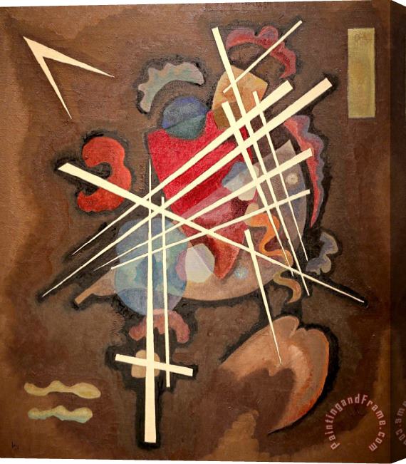 Wassily Kandinsky Gitterform, 1927 Stretched Canvas Print / Canvas Art