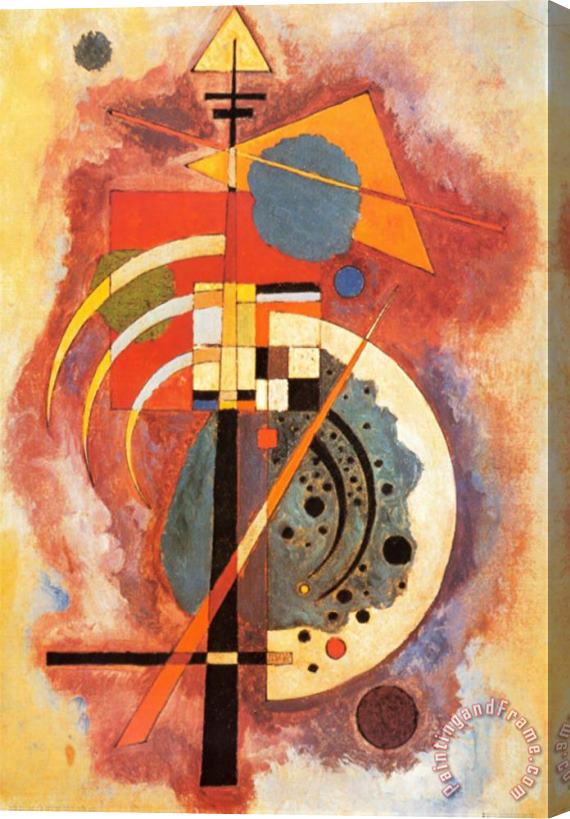 Wassily Kandinsky Hommage to Grohmann Stretched Canvas Print / Canvas Art