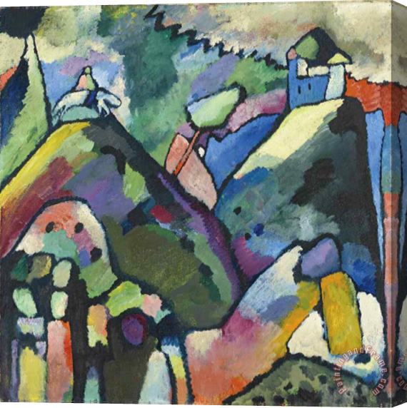 Wassily Kandinsky Improvisation 9 1910 Stretched Canvas Painting / Canvas Art