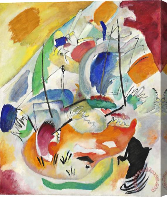Wassily Kandinsky Improvisation No 31 Sea Battle Stretched Canvas Painting / Canvas Art