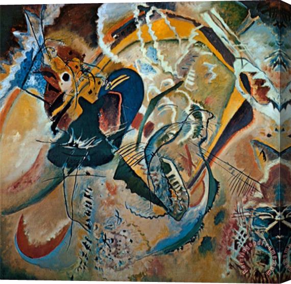Wassily Kandinsky Improvisation No 35 Stretched Canvas Painting / Canvas Art