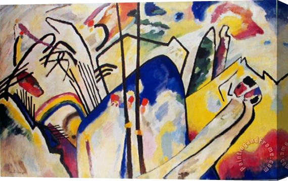 Wassily Kandinsky Komposition 4 1939 Stretched Canvas Print / Canvas Art