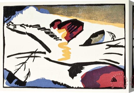 Wassily Kandinsky Lyrisches (lyrical) Stretched Canvas Print / Canvas Art