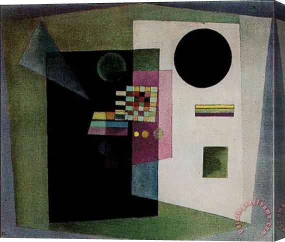 Wassily Kandinsky Maintaining C Stretched Canvas Painting / Canvas Art