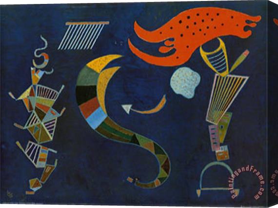 Wassily Kandinsky Mit Dem Pfeil C 1943 Stretched Canvas Painting / Canvas Art