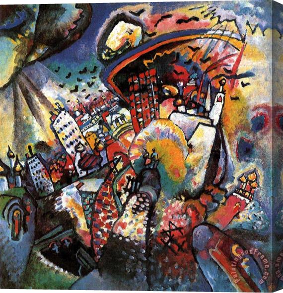 Wassily Kandinsky Moscow I 1916 Stretched Canvas Print / Canvas Art