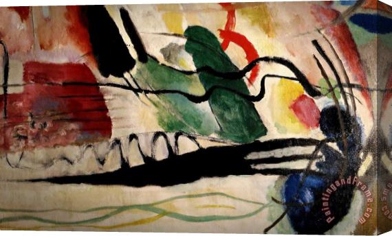 Wassily Kandinsky My Journey Stretched Canvas Print / Canvas Art