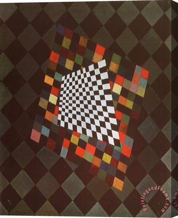 Wassily Kandinsky Quadrat Stretched Canvas Print / Canvas Art