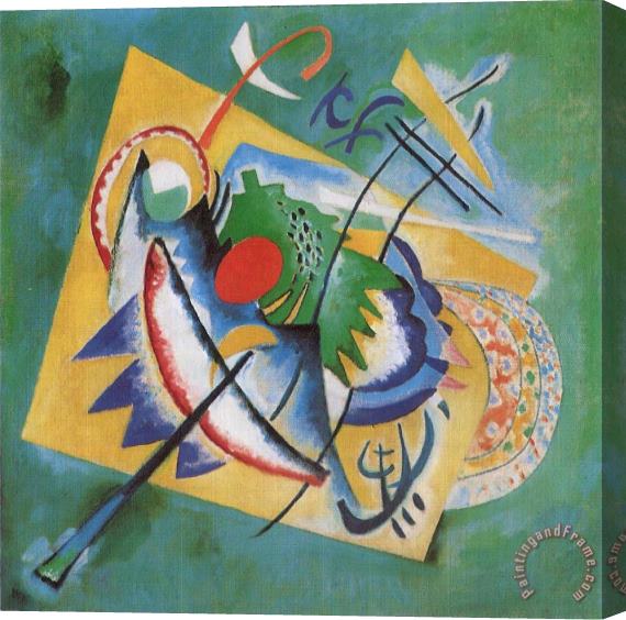 Wassily Kandinsky Red Oval 1920 Stretched Canvas Print / Canvas Art