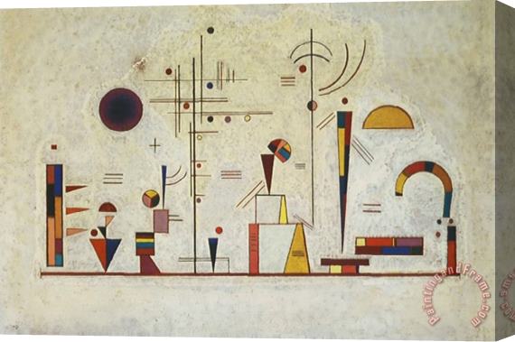 Wassily Kandinsky Seriousness Fun Stretched Canvas Print / Canvas Art