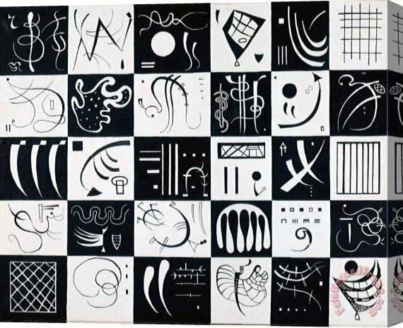 Wassily Kandinsky Thirty 1937 Stretched Canvas Print / Canvas Art
