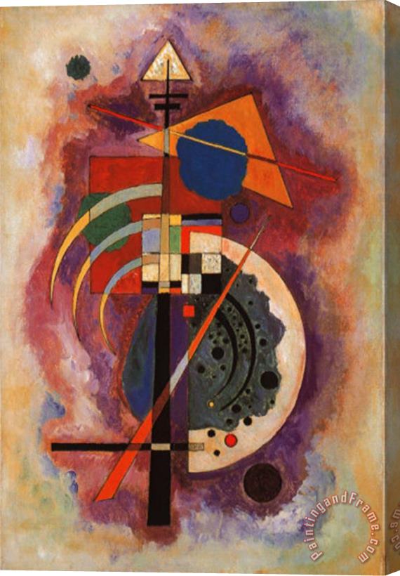 Wassily Kandinsky Tribute to Grohmann Stretched Canvas Print / Canvas Art