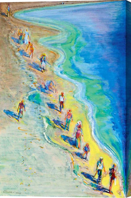 Wayne Thiebaud Long Beach, 2003 Stretched Canvas Print / Canvas Art