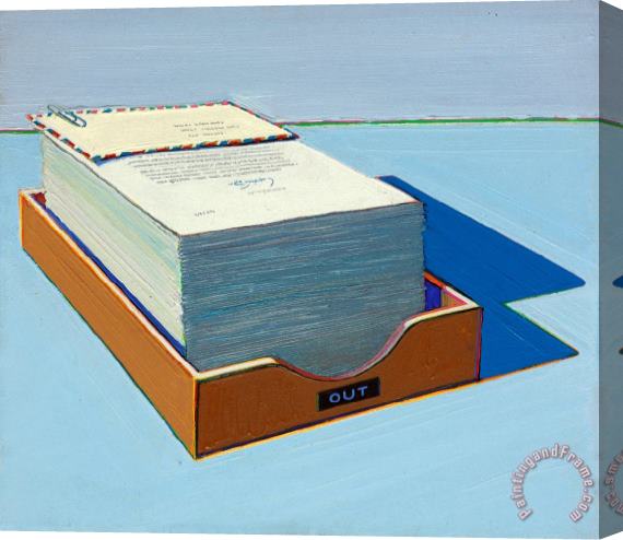Wayne Thiebaud Out Box #1, 1972 Stretched Canvas Print / Canvas Art