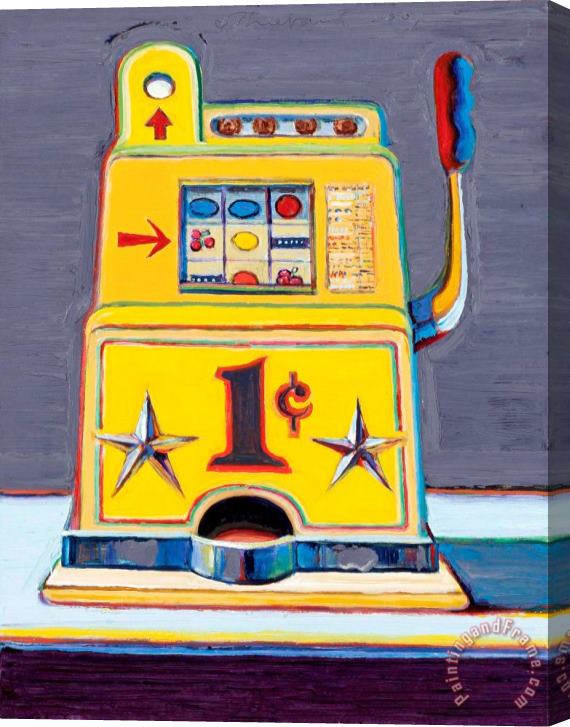 Wayne Thiebaud Penny Slot, 2009 Stretched Canvas Painting / Canvas Art