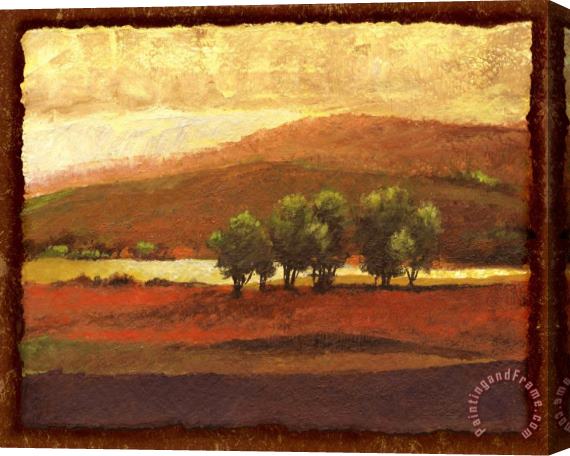 Wendy Kroeker Green Trees in The Hills Stretched Canvas Painting / Canvas Art
