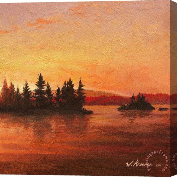 Wendy Kroeker Lake of The Woods 2 Stretched Canvas Print / Canvas Art
