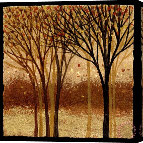 Wendy Kroeker Moon Light Elms 1 Stretched Canvas Painting / Canvas Art