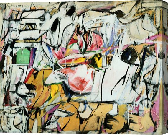 Willem De Kooning Asheville, 1948 Stretched Canvas Painting / Canvas Art