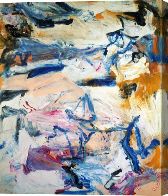 Willem De Kooning The North Atlantic Light, 1977 Stretched Canvas Painting / Canvas Art