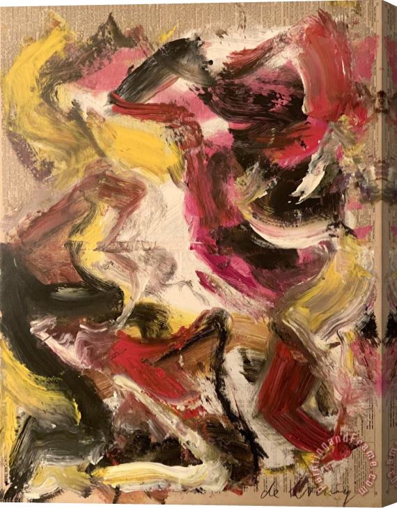 Willem De Kooning Untitled, 1971 Stretched Canvas Painting / Canvas Art