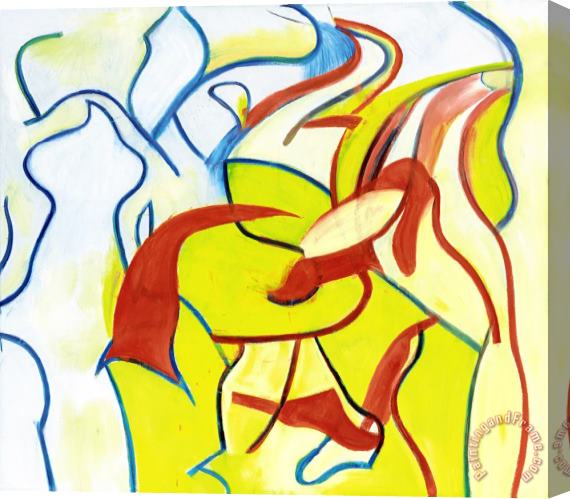Willem De Kooning Untitled, 1986 Stretched Canvas Print / Canvas Art