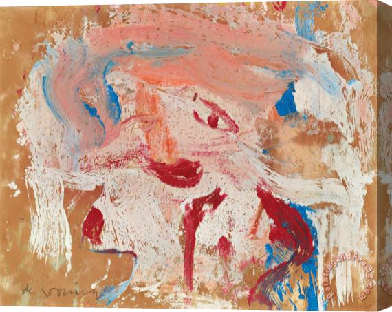 Willem De Kooning Woman, 1965 Stretched Canvas Painting / Canvas Art