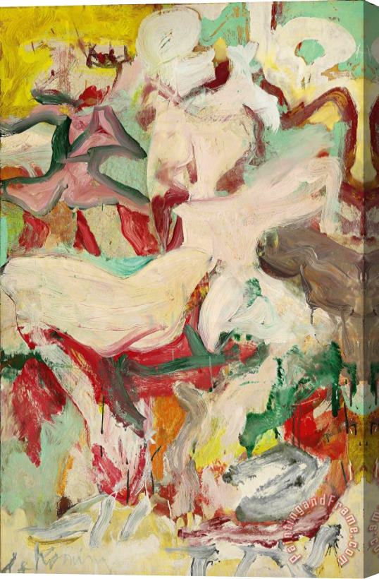 Willem De Kooning Woman And Child, 1967 Stretched Canvas Painting / Canvas Art