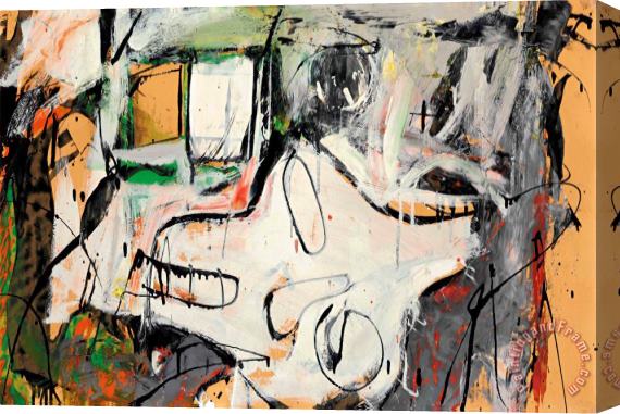 Willem De Kooning Woman, Wind, And Window, 1950 Stretched Canvas Print / Canvas Art