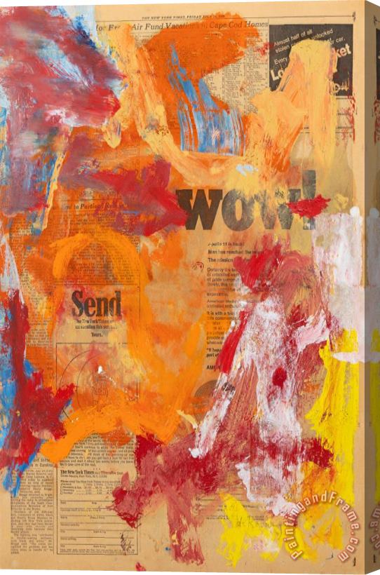 Willem De Kooning Wow, 1969 Stretched Canvas Print / Canvas Art