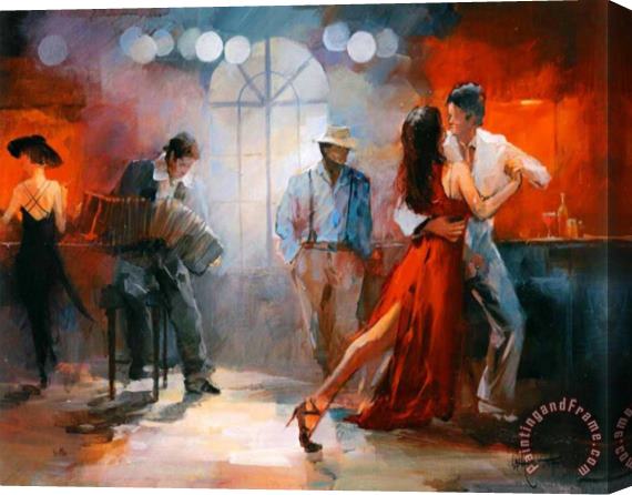 willem haenraets Tango Stretched Canvas Painting / Canvas Art