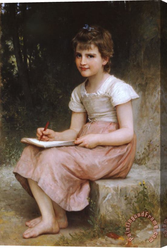 William Adolphe Bouguereau A Calling Stretched Canvas Painting / Canvas Art