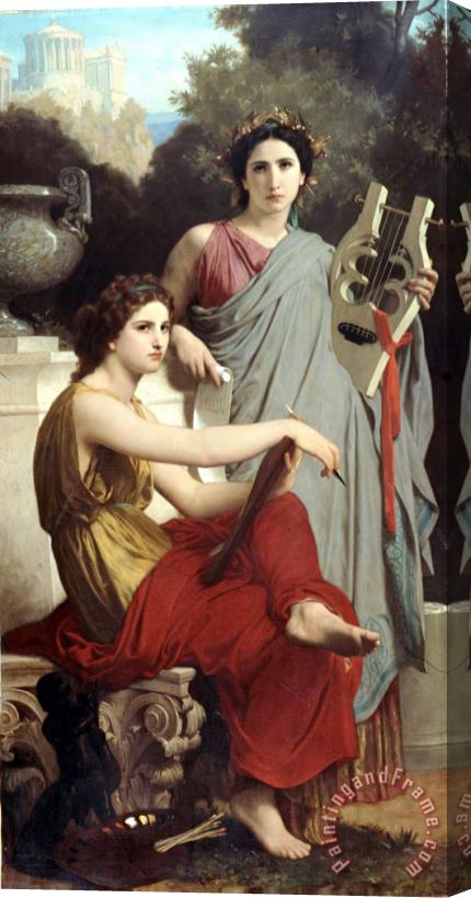 William Adolphe Bouguereau Art And Literature Stretched Canvas Painting / Canvas Art