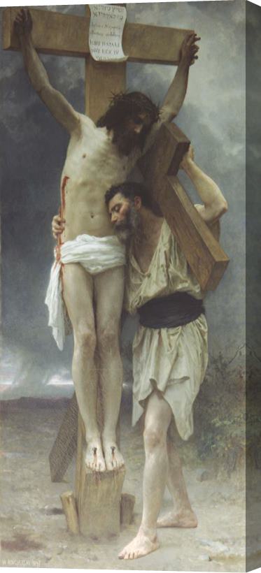 William Adolphe Bouguereau Compassion! Stretched Canvas Painting / Canvas Art