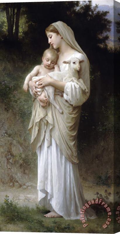 William Adolphe Bouguereau L'innocence Stretched Canvas Print / Canvas Art
