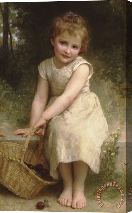 William Adolphe Bouguereau Plums Stretched Canvas Painting / Canvas Art