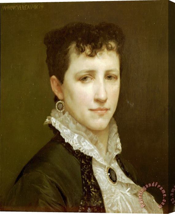 William Adolphe Bouguereau Portrait of Miss Elizabeth Gardner Stretched Canvas Painting / Canvas Art