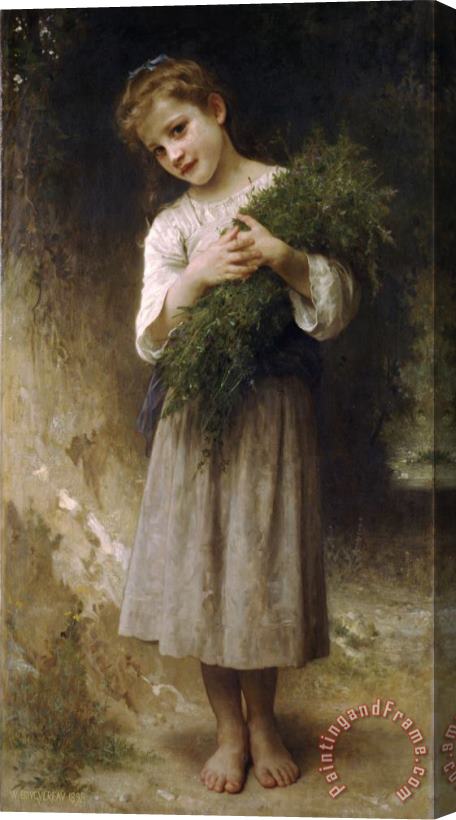 William Adolphe Bouguereau Returned From The Fields Stretched Canvas Painting / Canvas Art