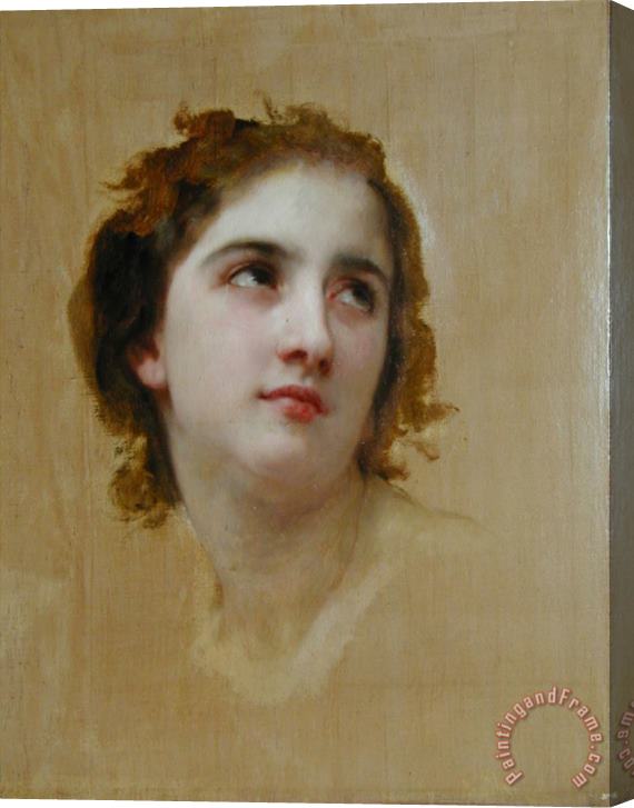 William Adolphe Bouguereau Sketch of a Young Woman Stretched Canvas Painting / Canvas Art