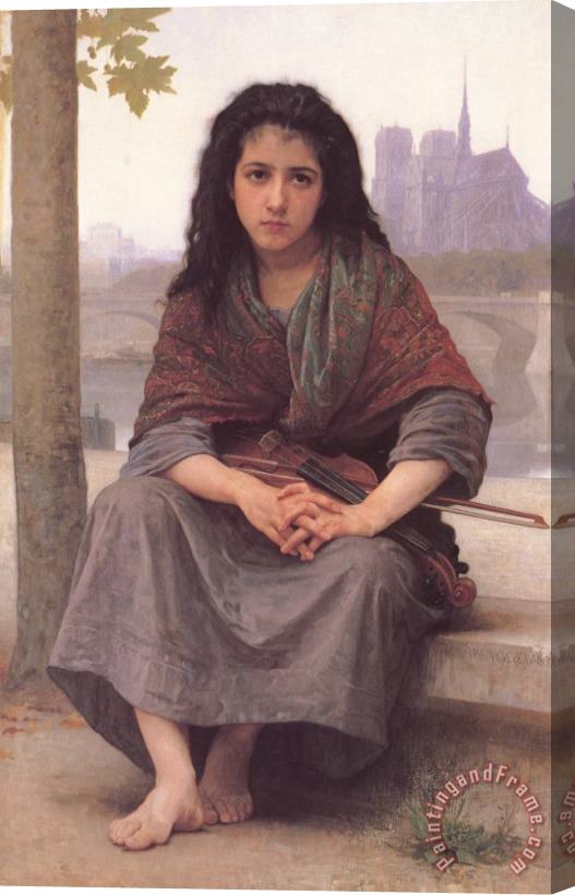 William Adolphe Bouguereau The Bohemian (1890) Stretched Canvas Painting / Canvas Art