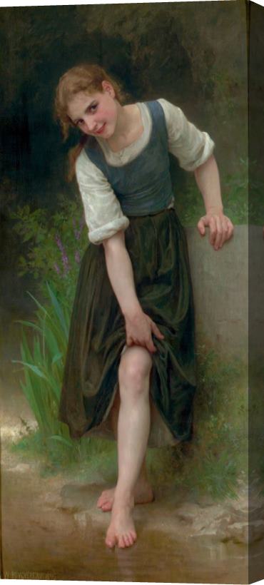 William Adolphe Bouguereau The Ford Stretched Canvas Painting / Canvas Art