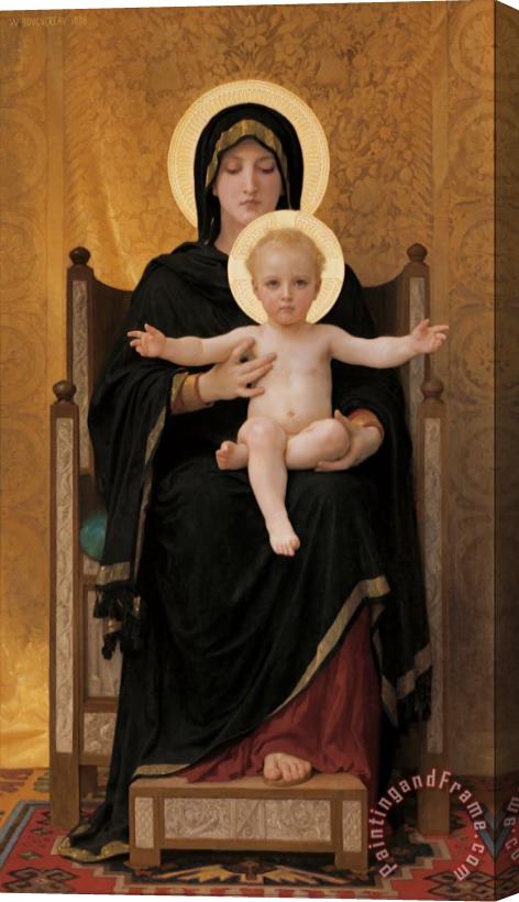 William Adolphe Bouguereau Virgin And Child Stretched Canvas Print / Canvas Art